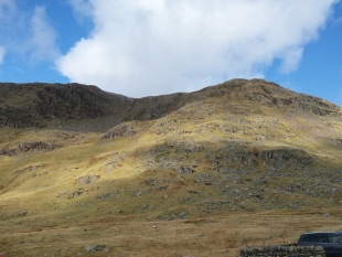 The hills above the pass