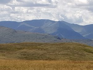 Helvellyn against the skyline