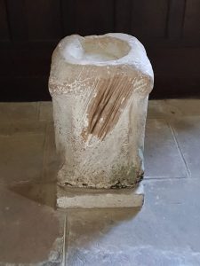 (Former) Roman altar, old St Martin's church